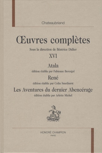 Atala - René - Les Aventures du dernier Abencérage