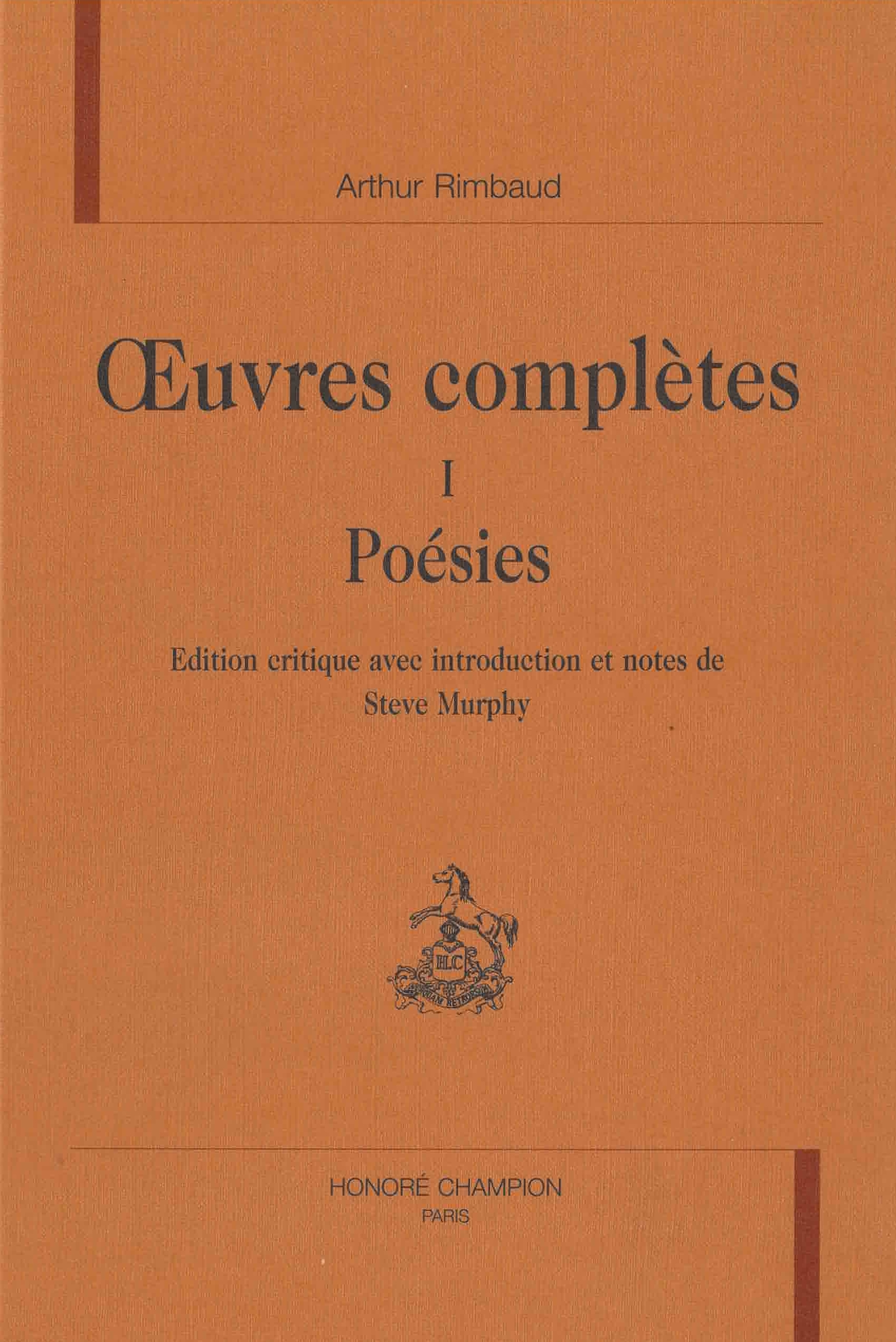 OEuvres complètes T1