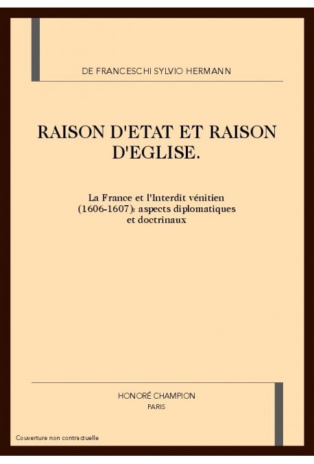 Raison d'État et raison d'Église