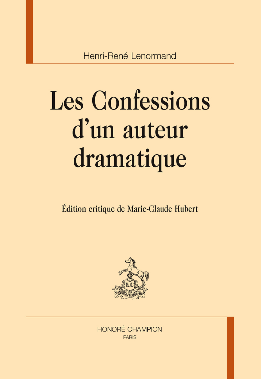 Les confessions d'un auteur dramatique