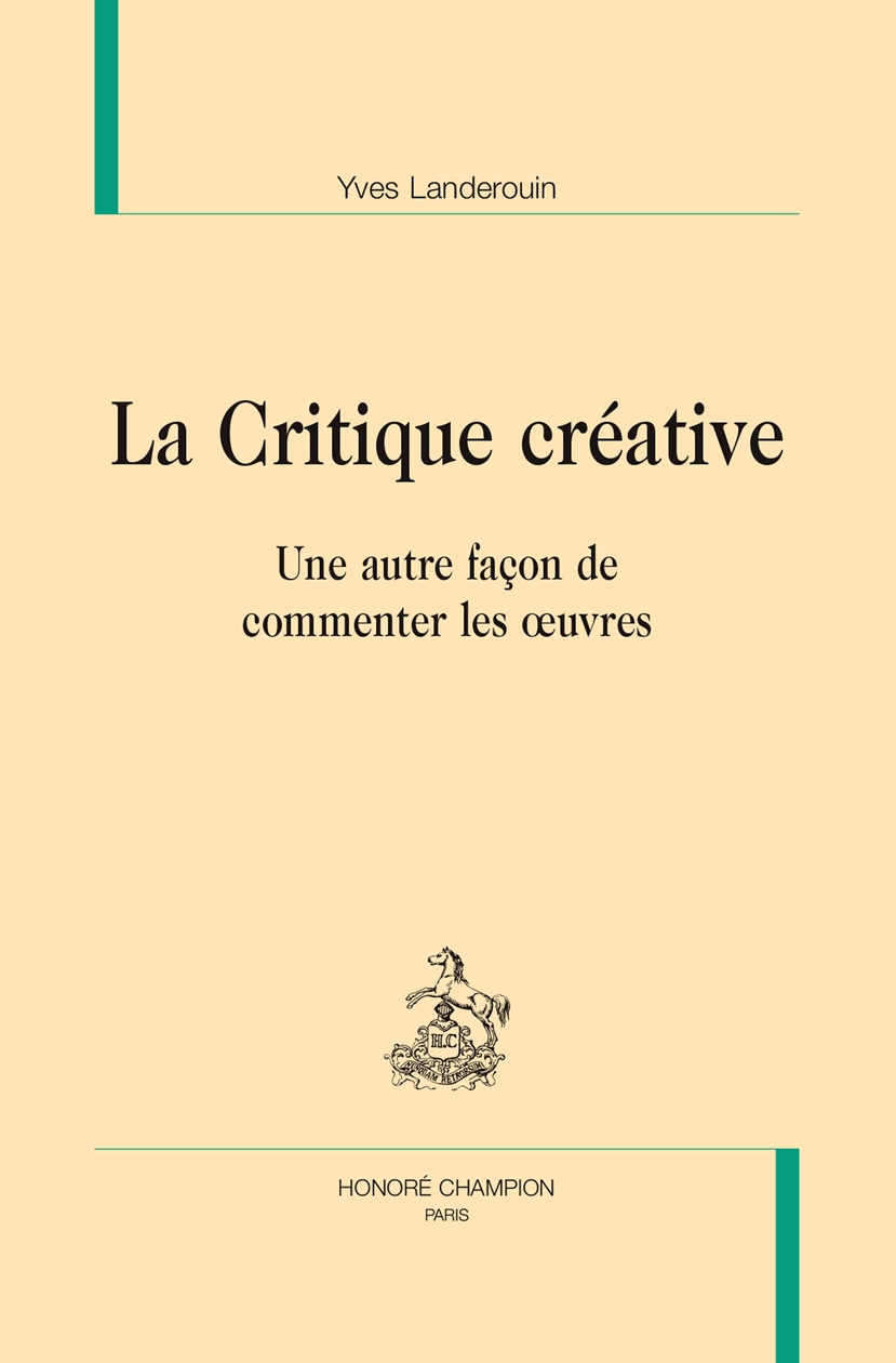 La critique créative
