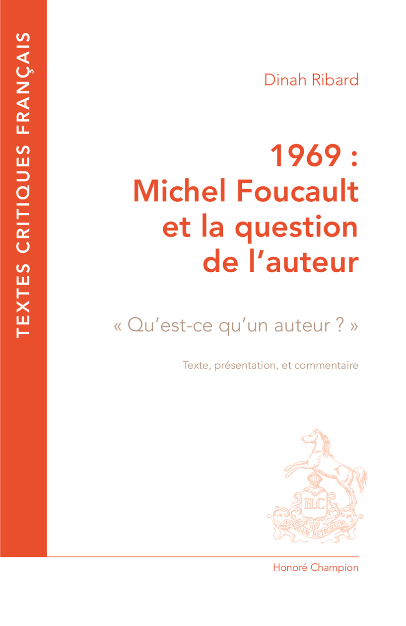 1969 : Michel Foucault et la question de l'auteur