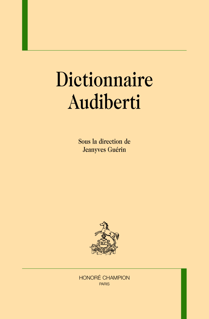 Dictionnaire Audiberti