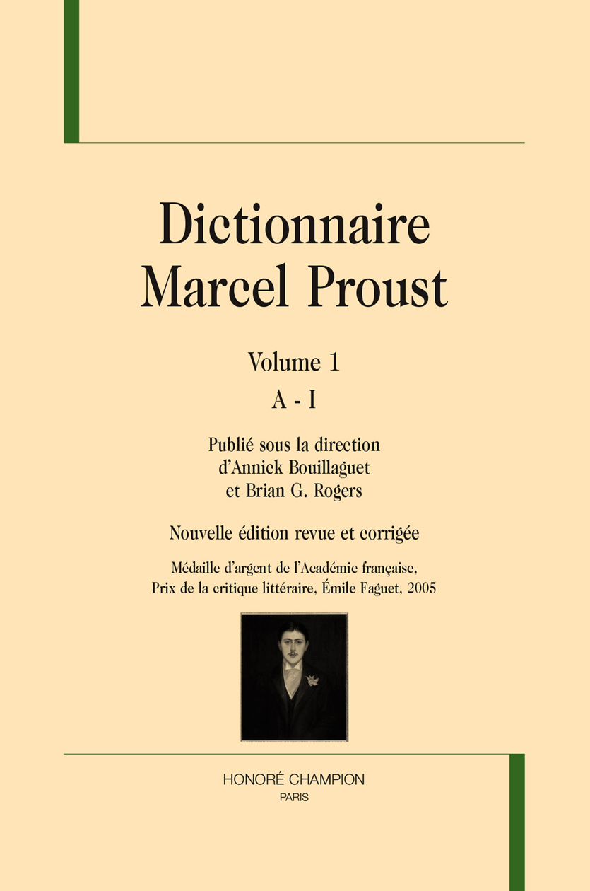 Dictionnaire Marcel Proust. 2 volumes.