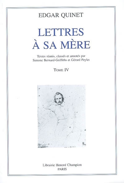 Lettres à sa mère T4 : 1831-1847