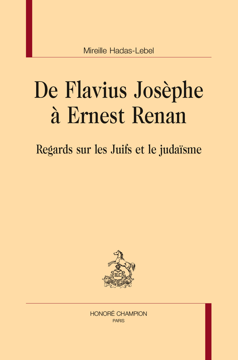 De Flavius Josèphe à Ernest Renan