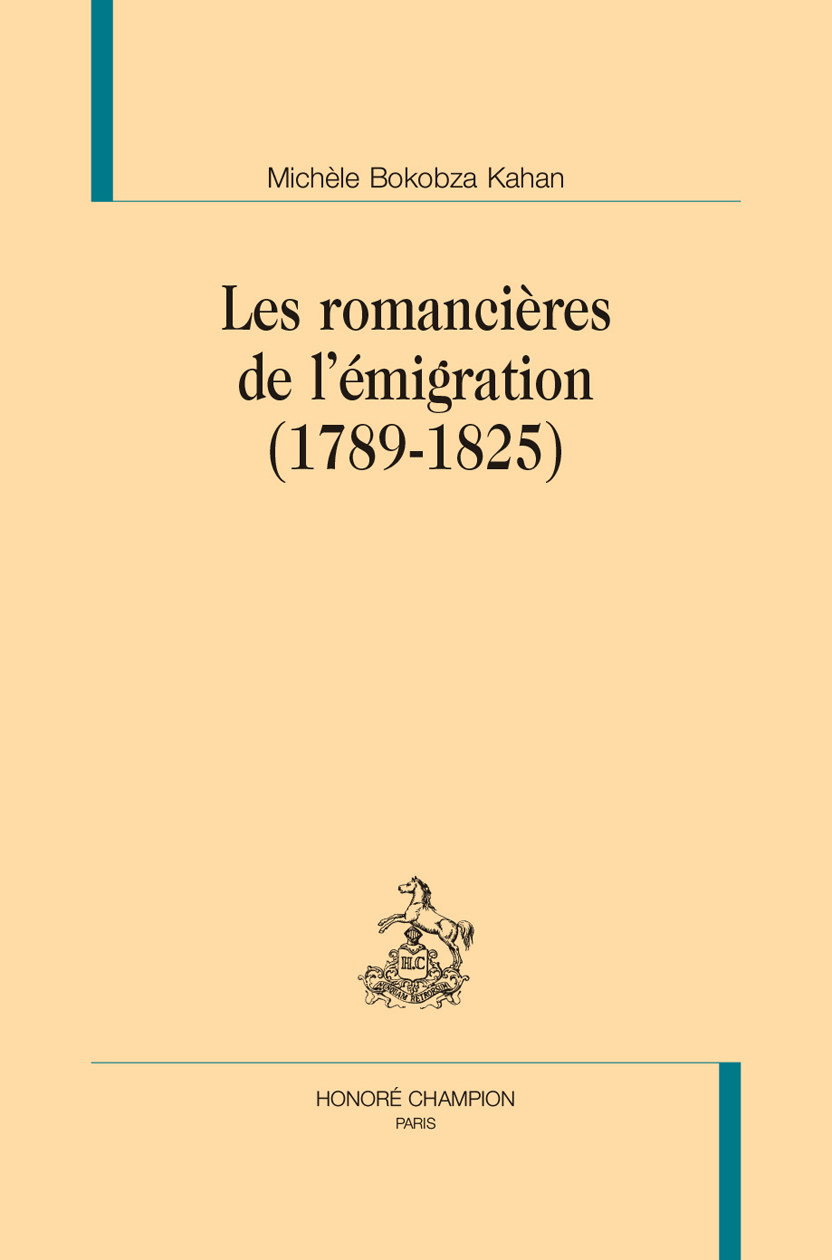 Les romancières de l’émigration (1789-1825)