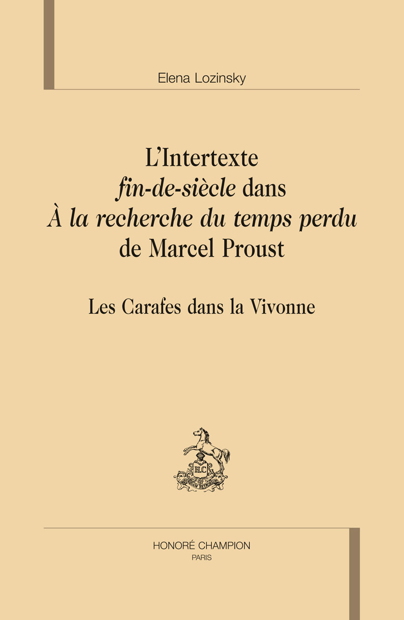 L'intertexte fin-de-siècle dans "À la recherche du temps perdu" de Marcel Proust