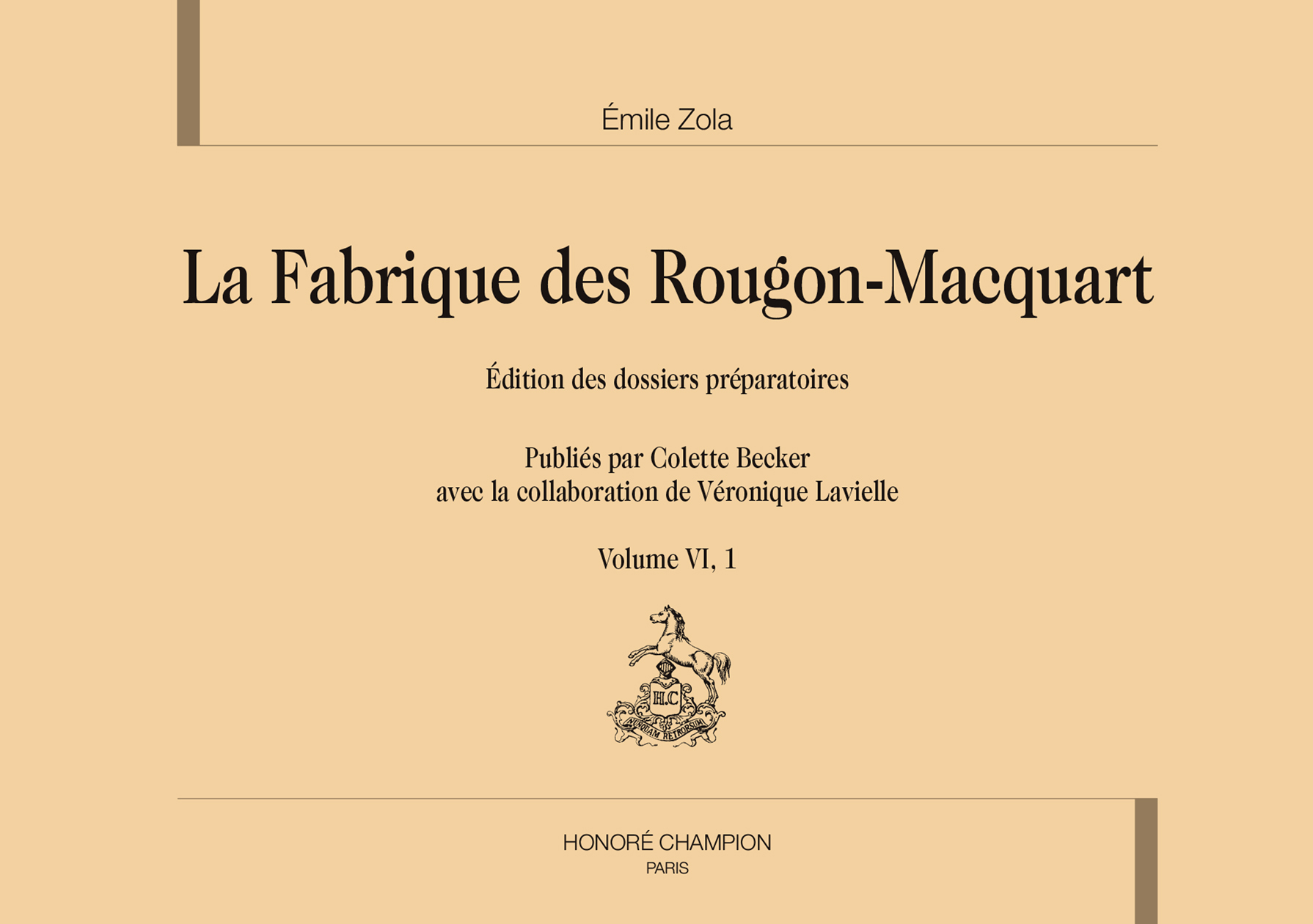 La fabrique des Rougon-Macquart  Vol. VI : L'Œuvre - La Terre. 2 volumes