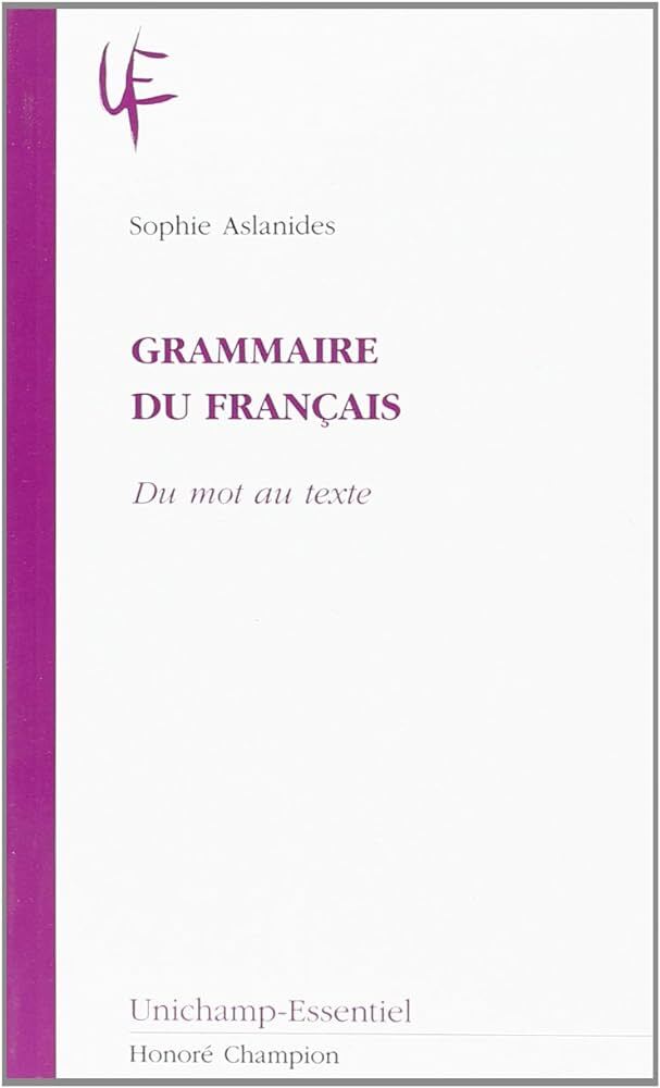 Grammaire du français