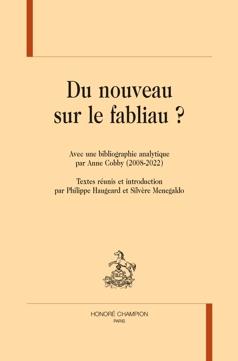 Du nouveau sur le fabliau ?