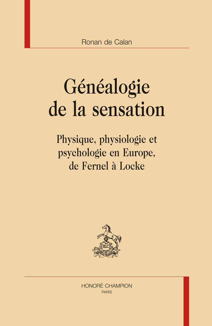 Généalogie de la sensation