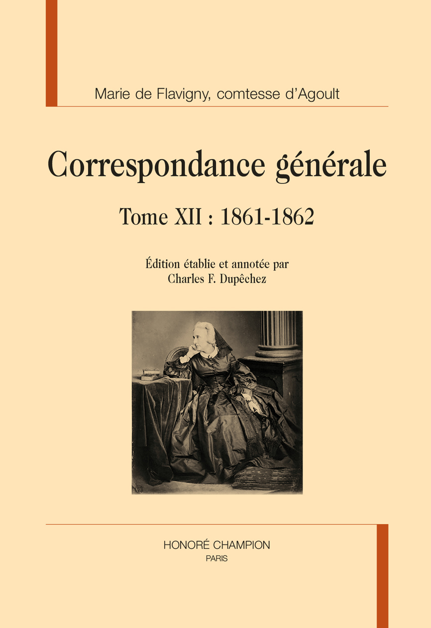 Correspondance générale T12 : 1861 - 1862