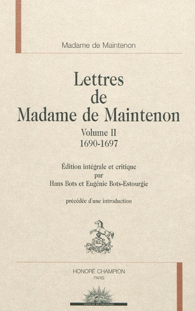 Lettres de madame de Maintenon T2