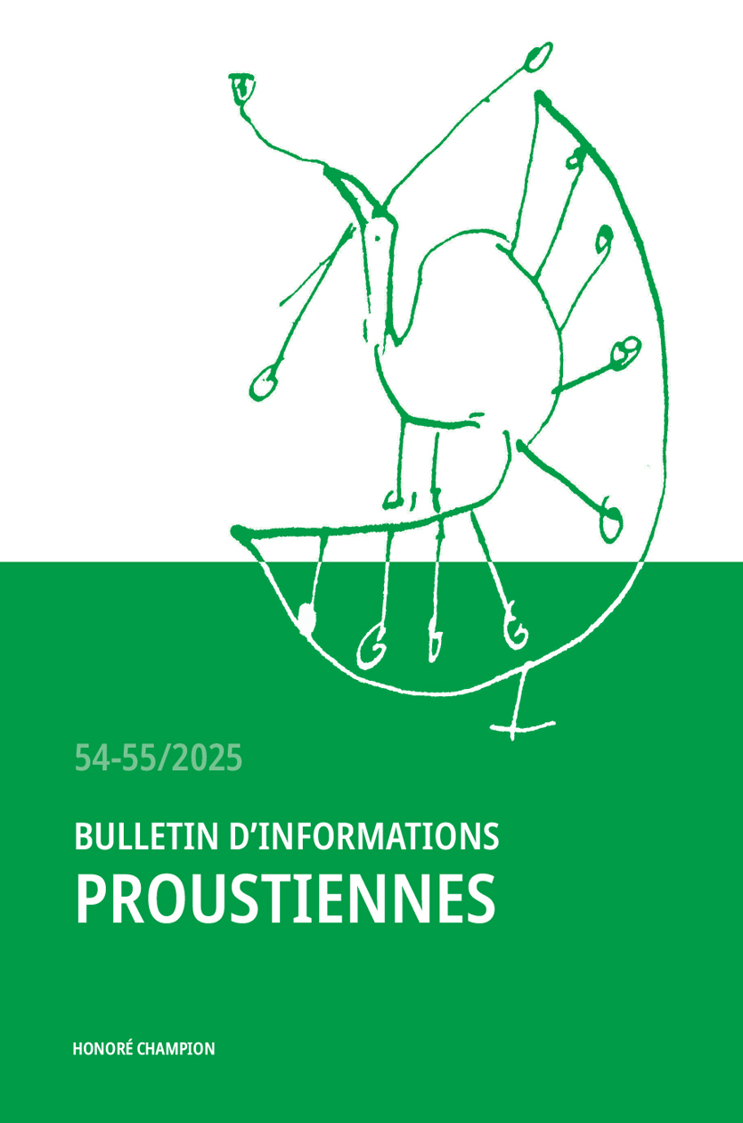 Bulletin d'informations proustiennes 54/55 - 2025