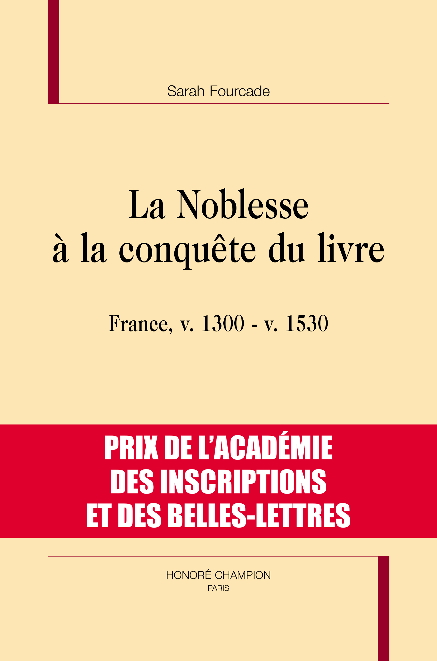 LA NOBLESSE À LA CONQUÊTE DU LIVRE