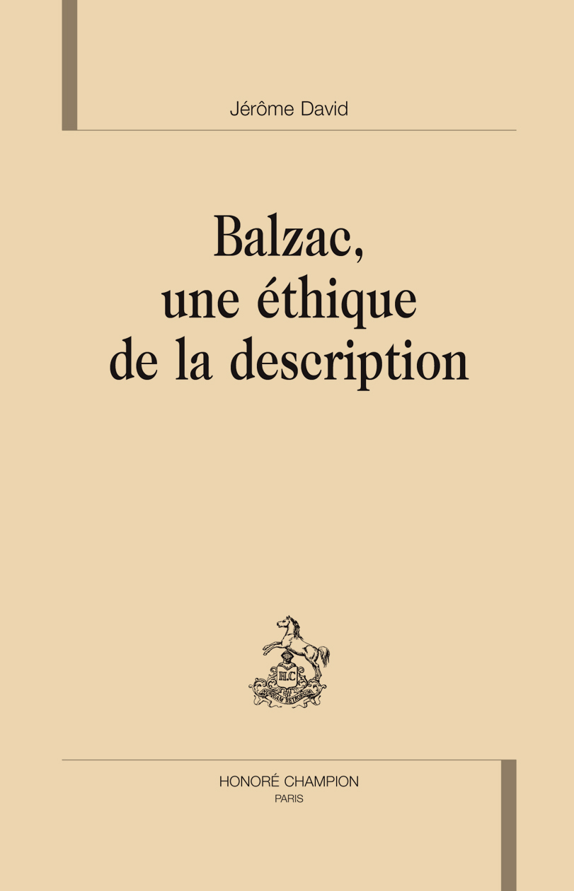 Balzac, une éthique de la description