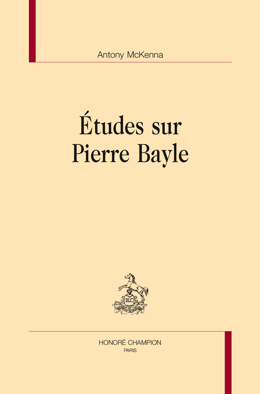 Études sur Pierre Bayle