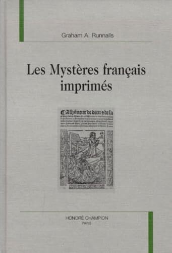 Les mystères français imprimés