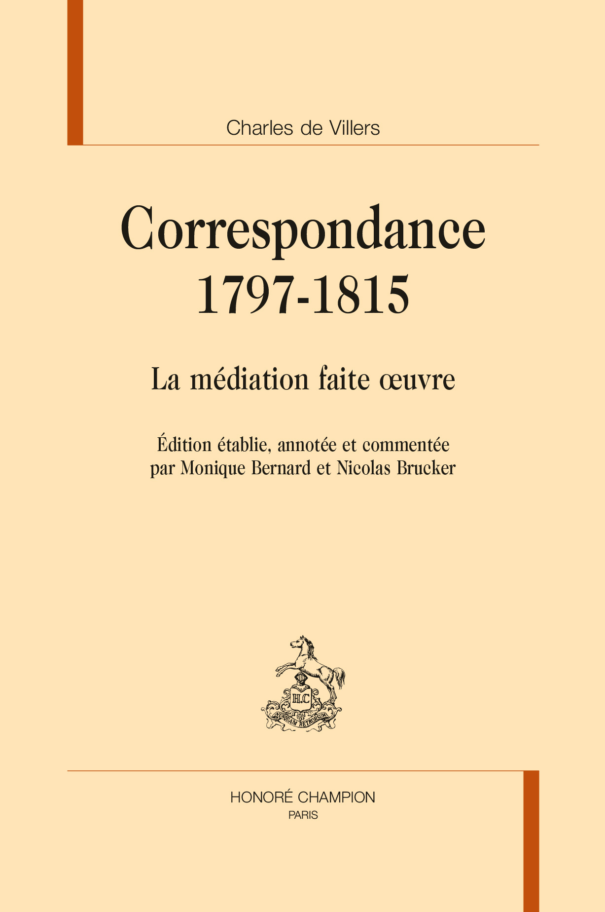Correspondance T1 1797-1815