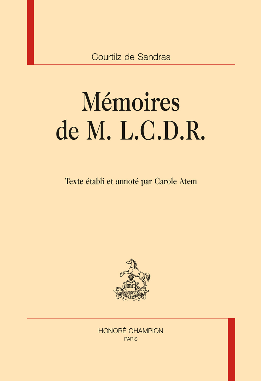 Mémoires de  M.L.C.D.R.