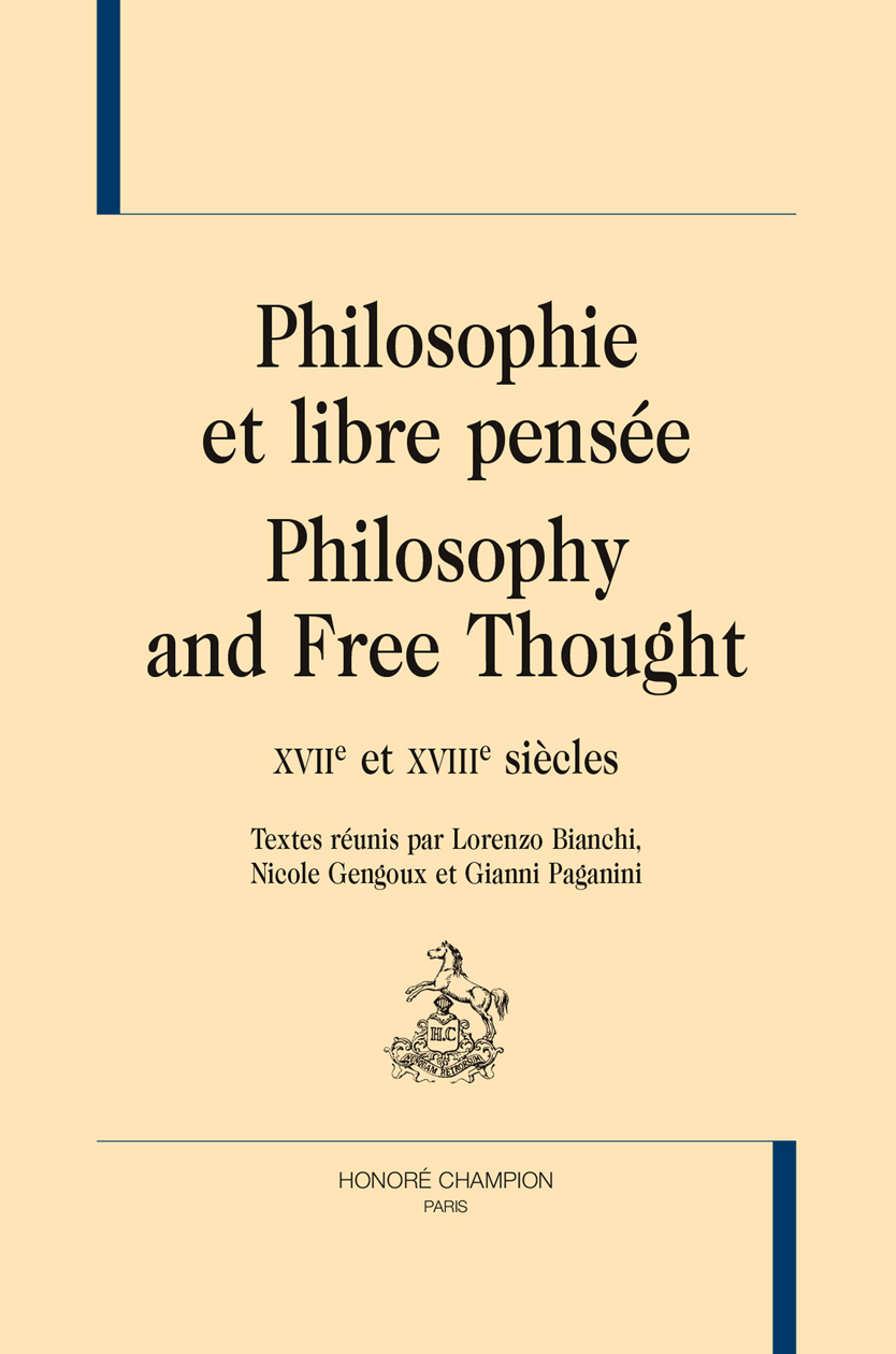 Philosophie et libre pensée.Philosophy and Free Thought