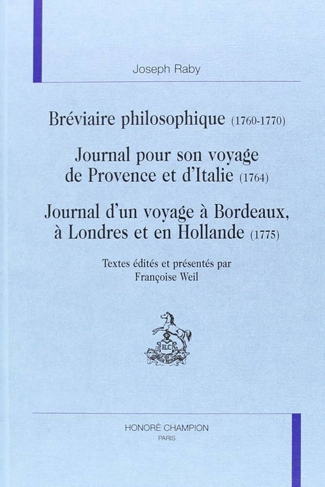 Bréviaire philosophique (1760-1770)