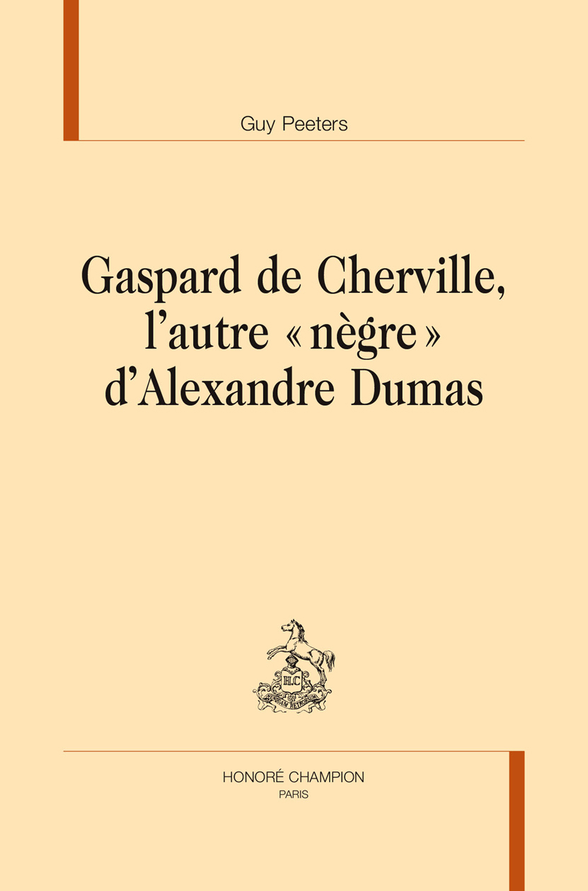 Gaspard de Cherville, l'autre "nègre" d'Alexandre Dumas