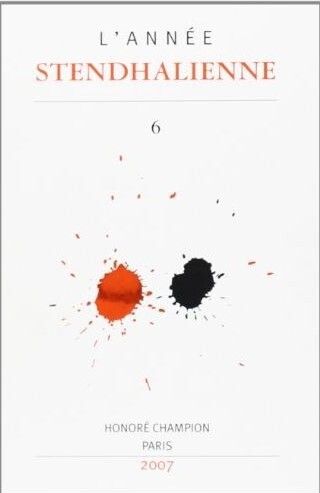 L’Année stendhalienne N° 6 - 2007