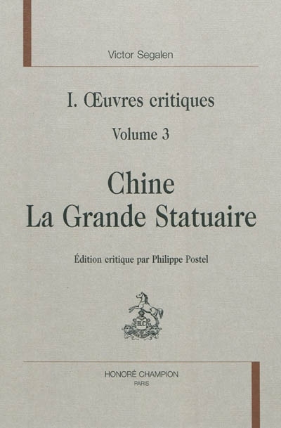 Chine La Grande Statuaire
