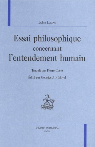 Essai philosophique concernant l'entendement humain