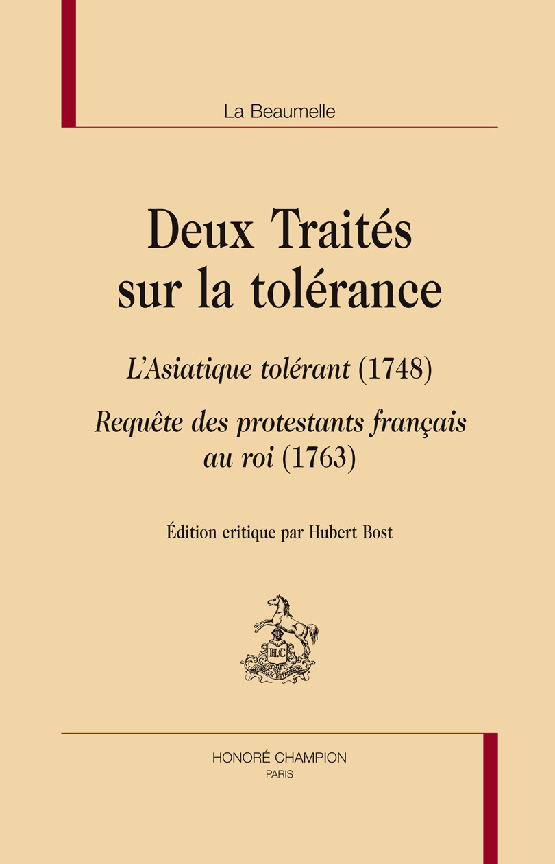 Deux traités sur la tolérance