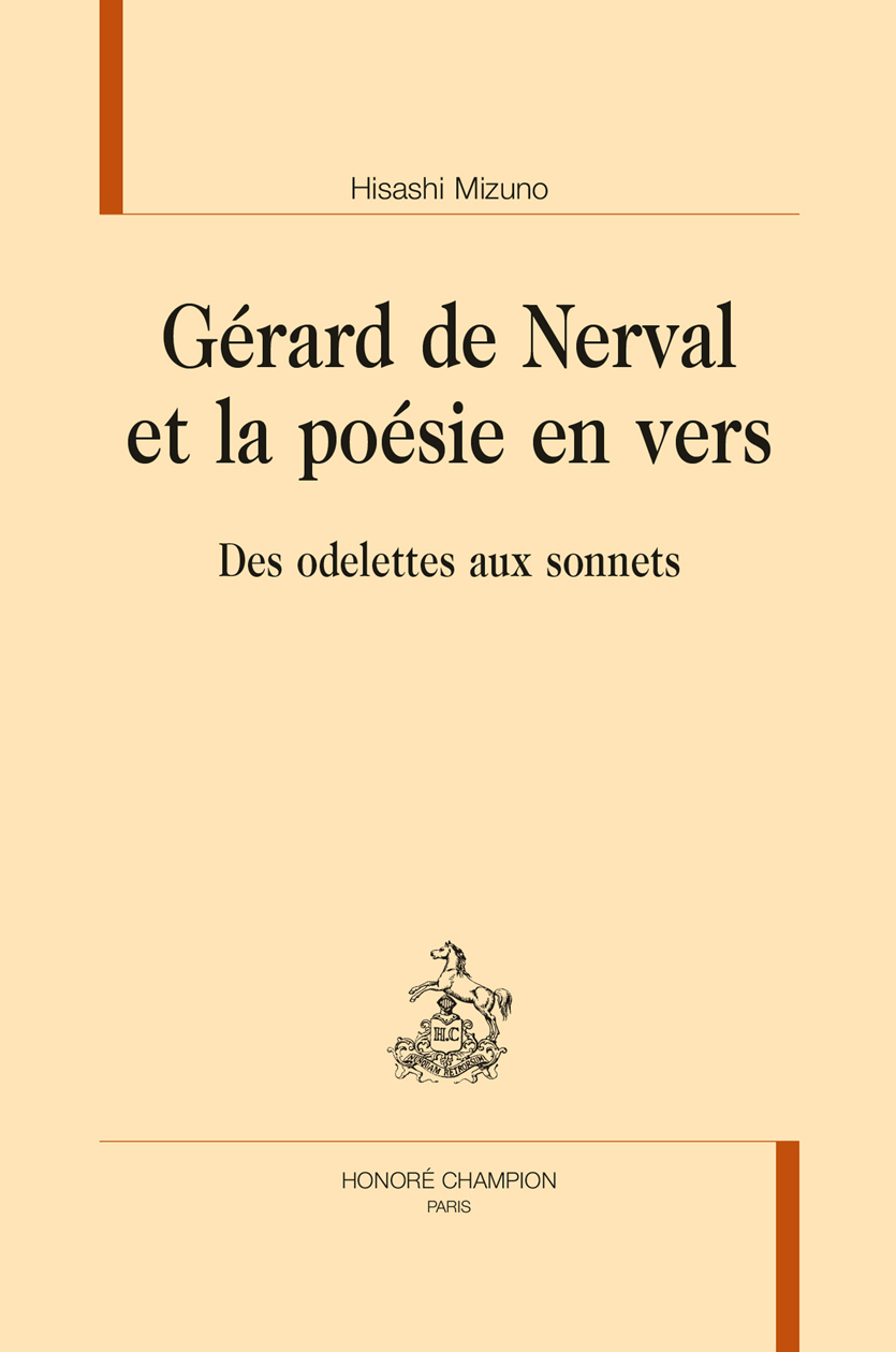GERARD DE NERVAL ET LA POESIE EN VERS
