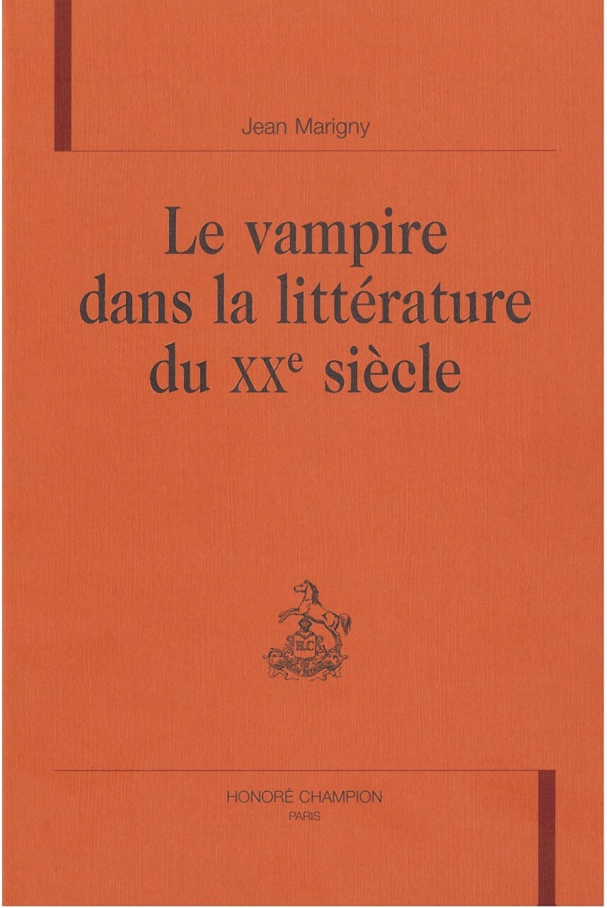 Le vampire dans la littérature du XXe siècle