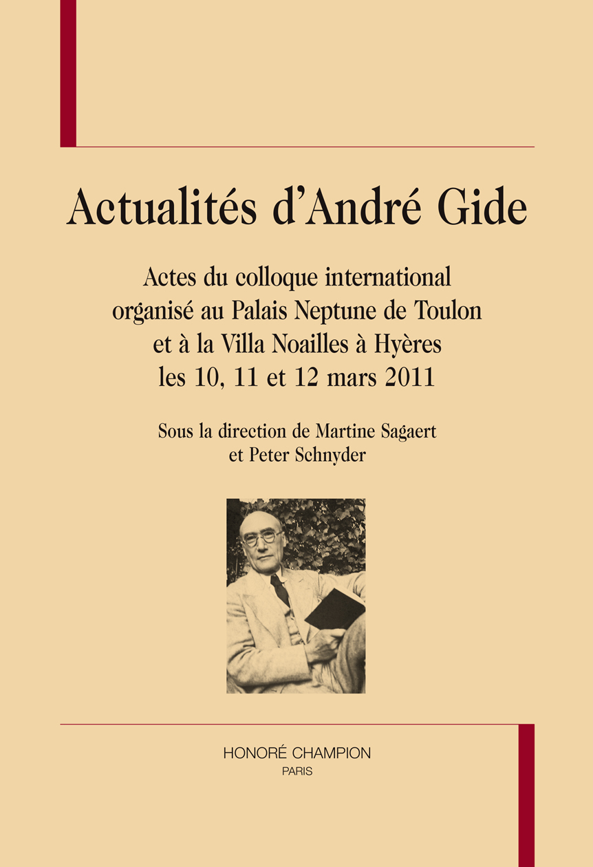 Actualités d'André Gide