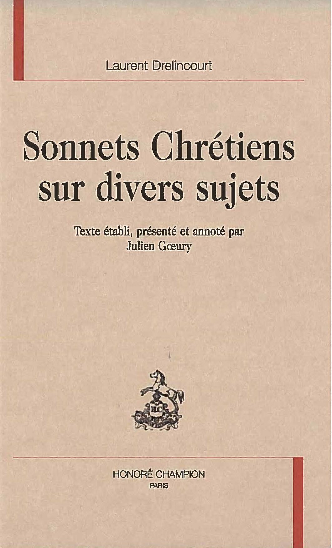 Sonnets chrétiens sur divers sujets