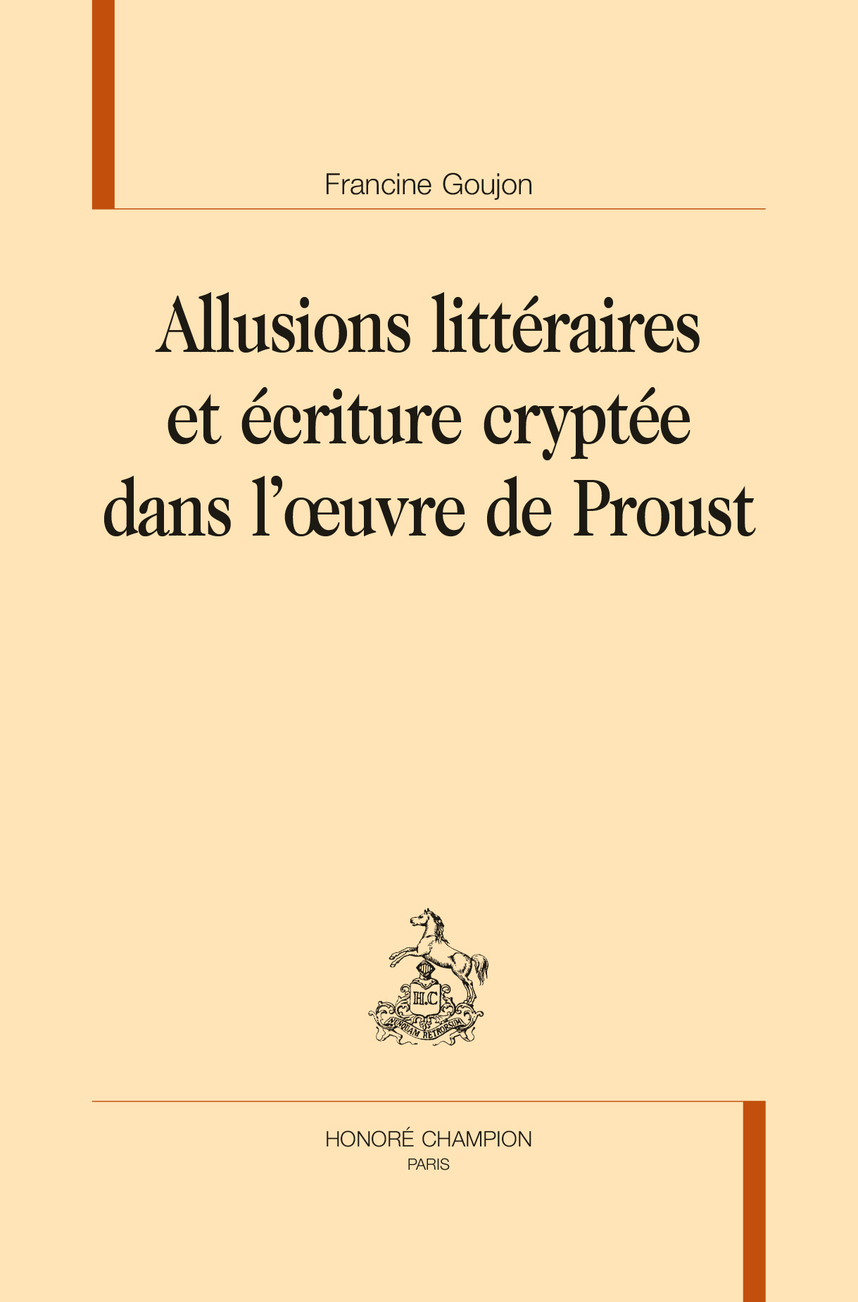 Allusions littéraires et écriture cryptée dans l’œuvre de Proust