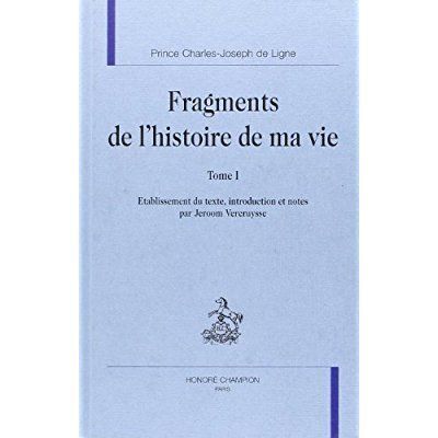 Fragments de l'histoire de ma vie T1