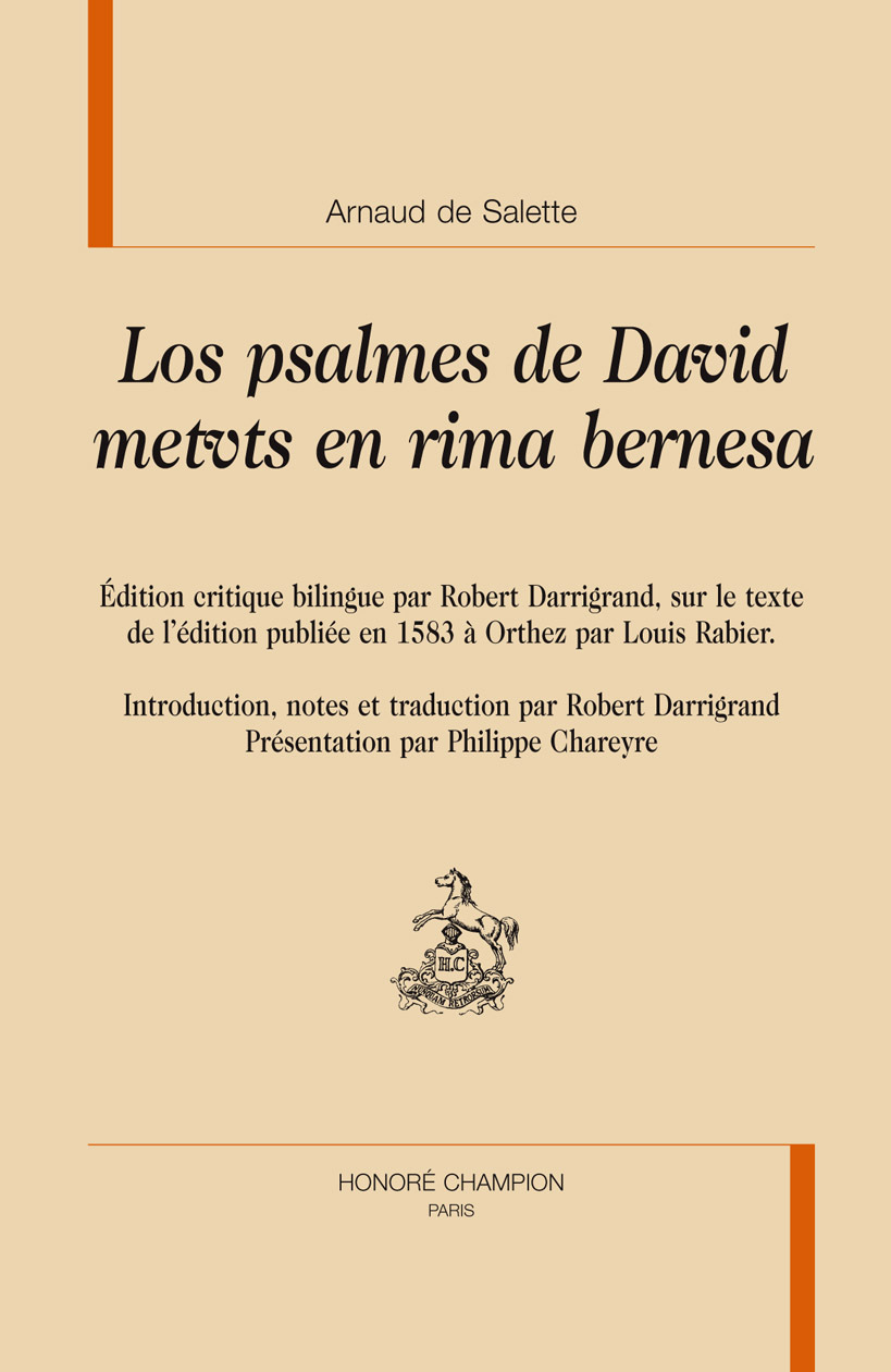 Los Psalmes de David metuts en rima bernesa