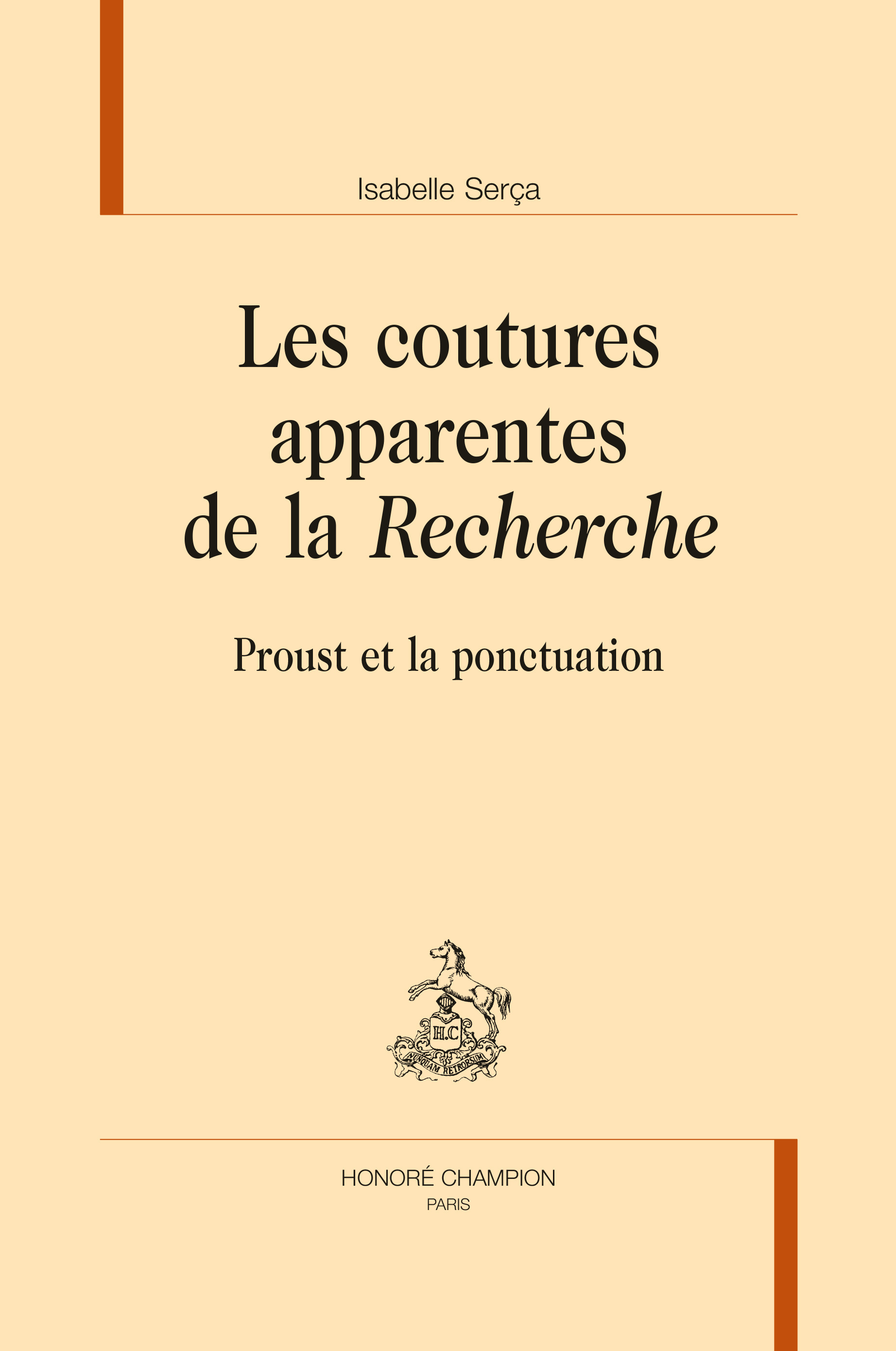 Les coutures apparentes de "La recherche"