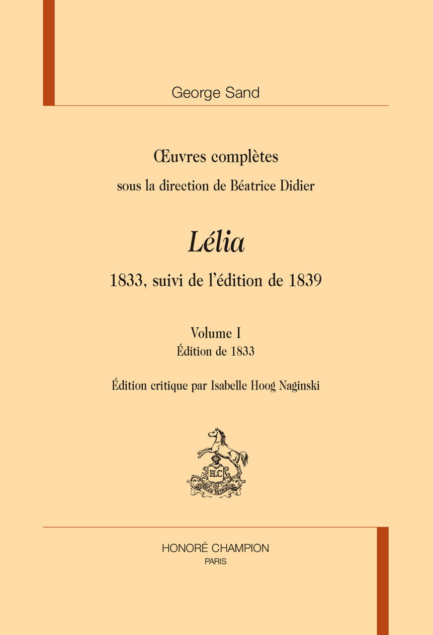 Lélia. Pack en 2 volumes