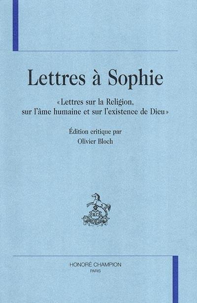 Lettres à Sophie