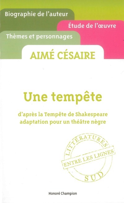 Une tempête, d'après la Tempête de Shakespeare ada
