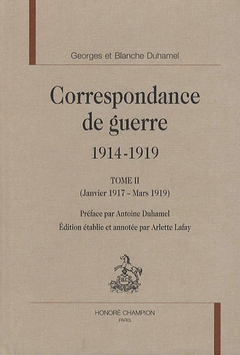 Correspondance de guerre - 1914-1919 T2