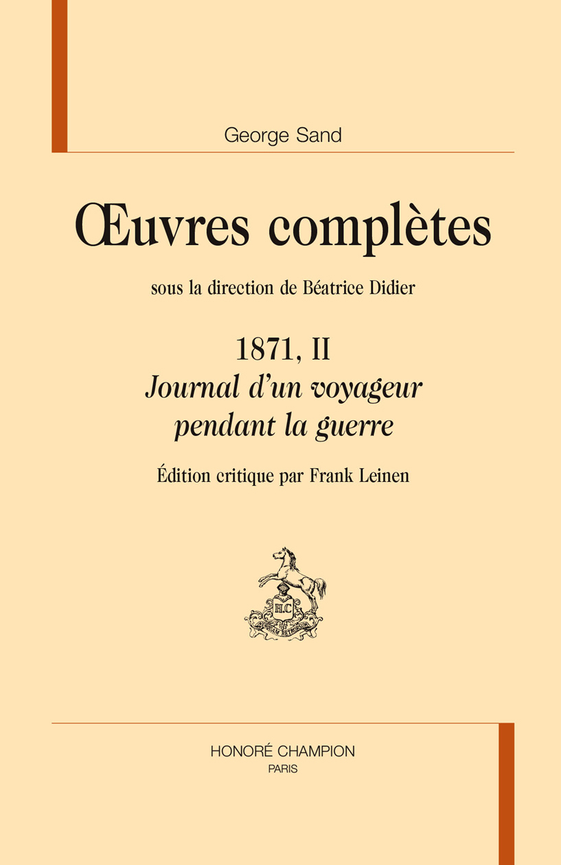 Journal d'un voyageur pendant la guerre (1871)