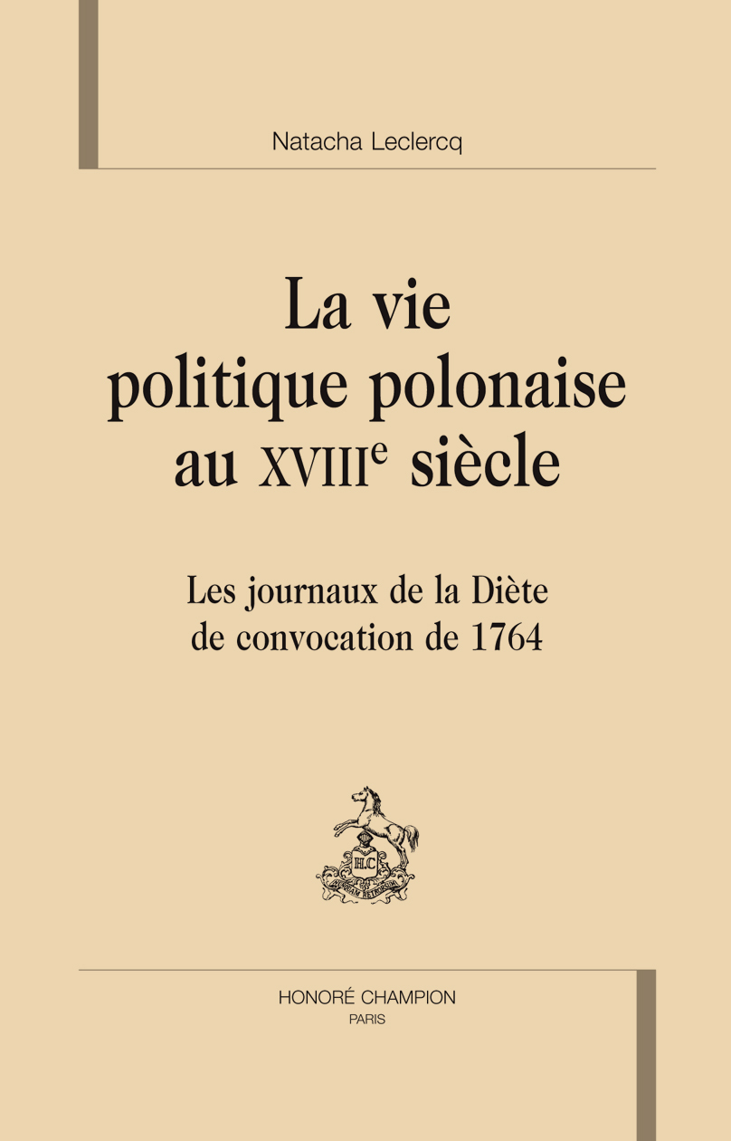 La vie politique polonaise au XVIIIe siècle