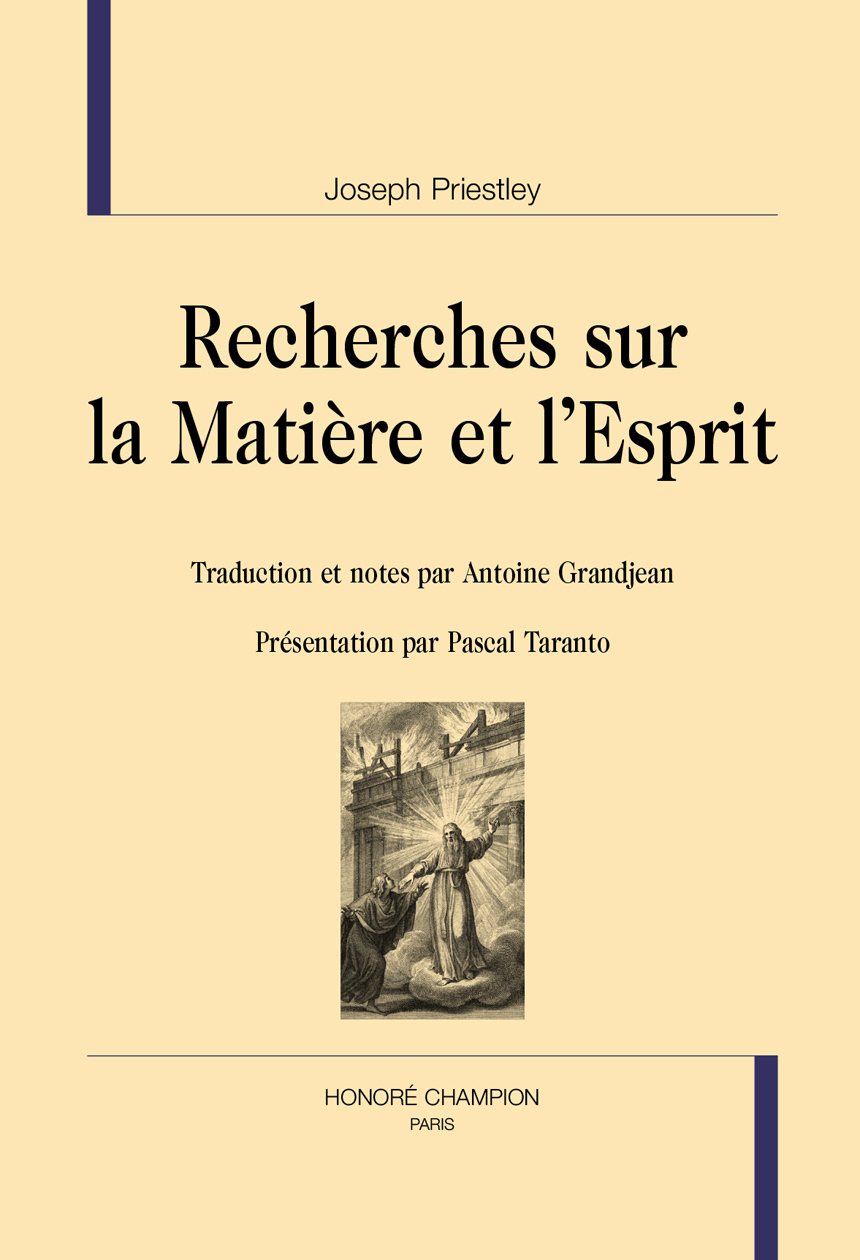 Recherches sur la Matière et l’Esprit