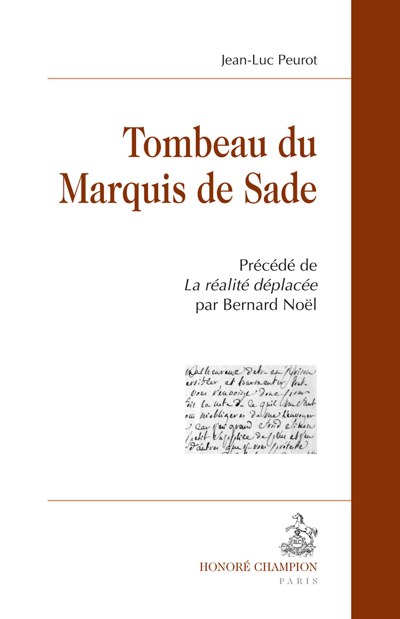 Tombeau du Marquis de Sade