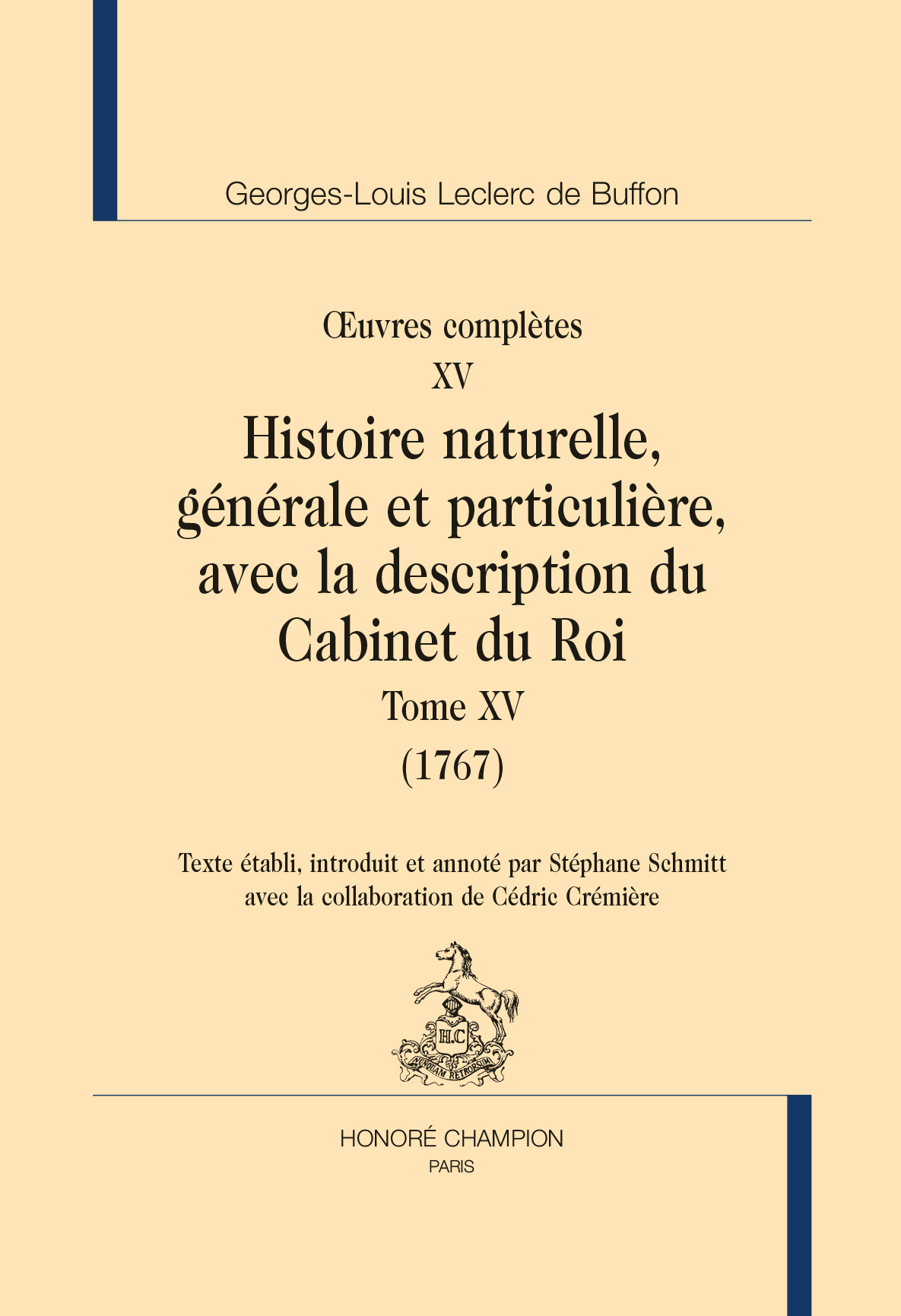 Histoire naturelle. Tome XV et fin (1767)