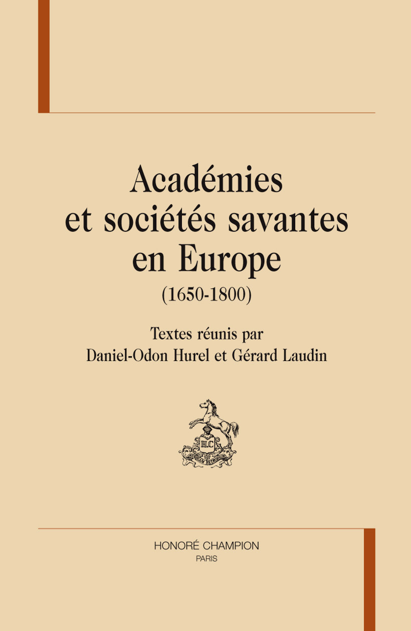 Académies et sociétés savantes en Europe, 1650-1800